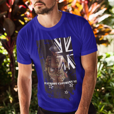 Firefighter Warrior Tee-Black and White Flag-Limited Edition! Thumbnail