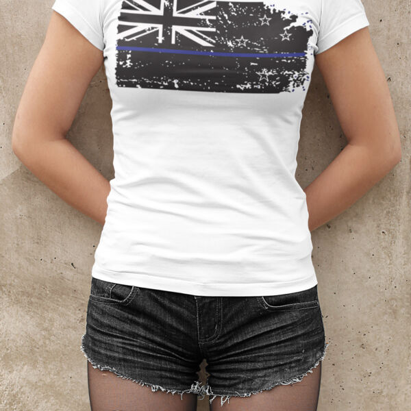 Thin Blue Line Ladies Patriot Tee Thumbnail